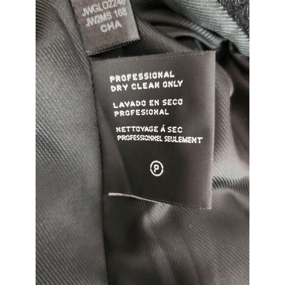 JONES NEW YORK Long Soft Black Wool Blend Trench/Maxi Coat Size 4 Soft Pockets - Picture 12 of 14